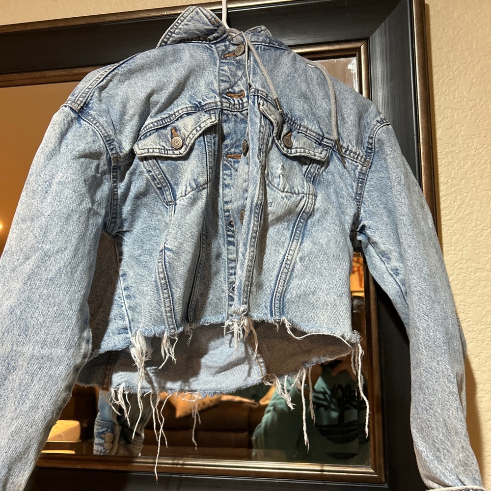 Distressed Denim Jacket
